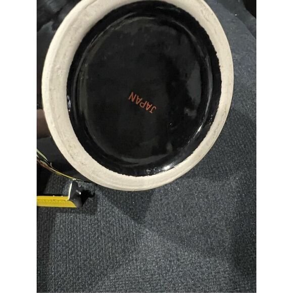 Vintage Japanese Floral porcelain Peacock vase - Picture 4 of 5